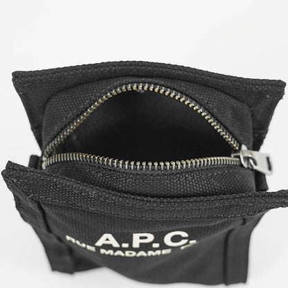 A.P.C. メンズ レディース ショルダーバッグ CROSSBODY POUCH RECUPERATION CODBM H61931 NOIR ブラック LZZ