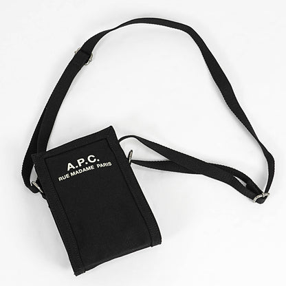 A.P.C. メンズ レディース ショルダーバッグ CROSSBODY POUCH RECUPERATION CODBM H61931 NOIR ブラック LZZ