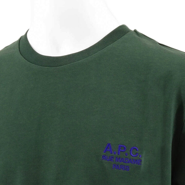 アーペーセー A.P.C. メンズ Tシャツ グリーン ピーチ – WORLDCLUB1989