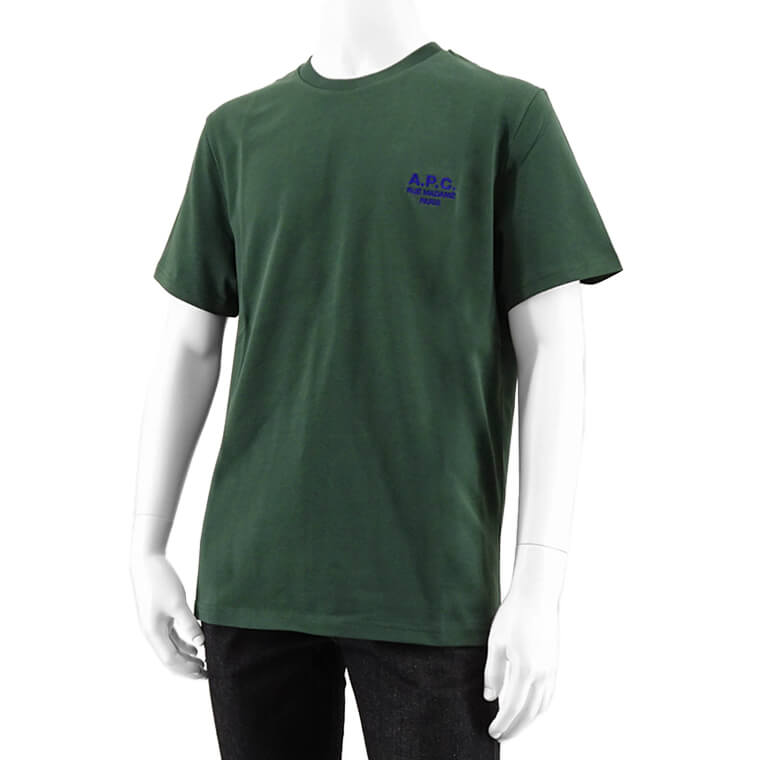 A.P.C. 新品　Tシャツ Lサイズ　グリーン アーペーセー A.P.C. メンズ Tシャツ グリーン ピーチ – WORLDCLUB1989