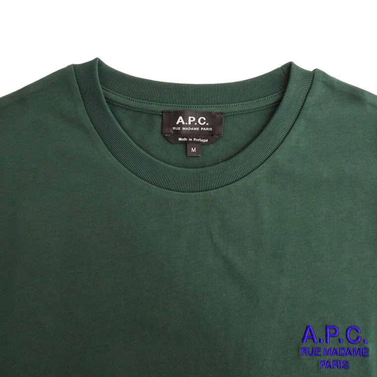 アーペーセー A.P.C. メンズ Tシャツ グリーン ピーチ – WORLDCLUB1989
