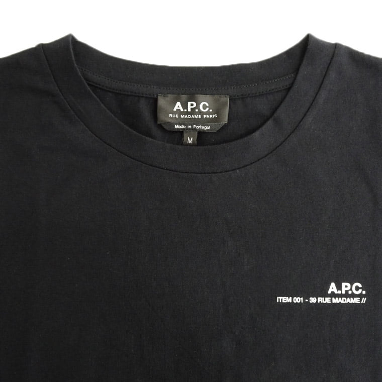 アーペーセー A.P.C. レディース Tシャツ ブラック – WORLDCLUB1989