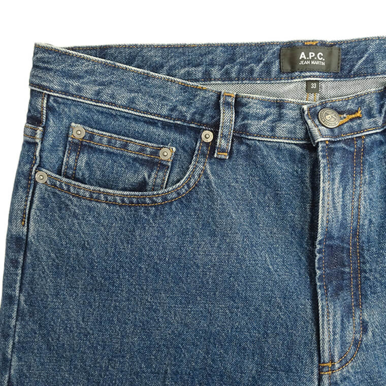 A.P.C. メンズ ジーンズ MARTIN COGEI H09121 INDIGO DELAVE ウォッシュブルー IAL