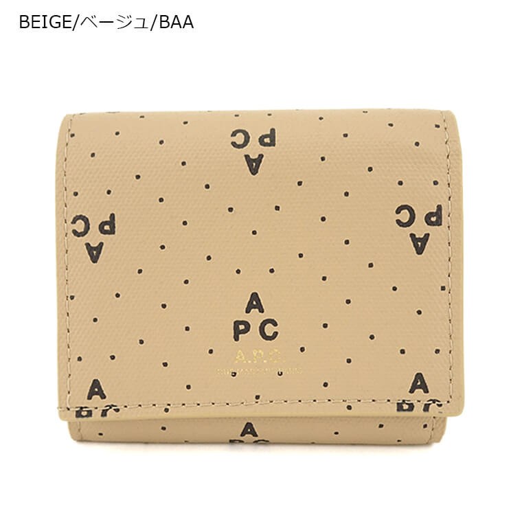A.P.C. レディース 3つ折り財布 LOIS スモールコンパクトウォレット COGFA F63453 2カラー