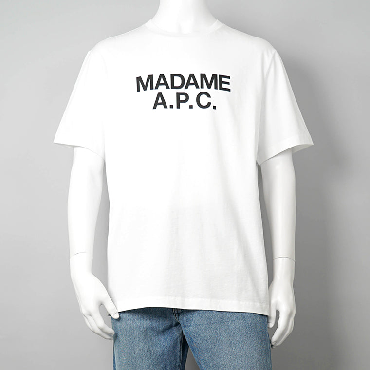 A.P.C. メンズ Tシャツ MADAME COGYK M26462 WHITE ホワイト AAB