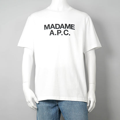 A.P.C. メンズ Tシャツ MADAME COGYK M26462 WHITE ホワイト AAB