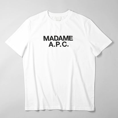 A.P.C. メンズ Tシャツ MADAME COGYK M26462 WHITE ホワイト AAB