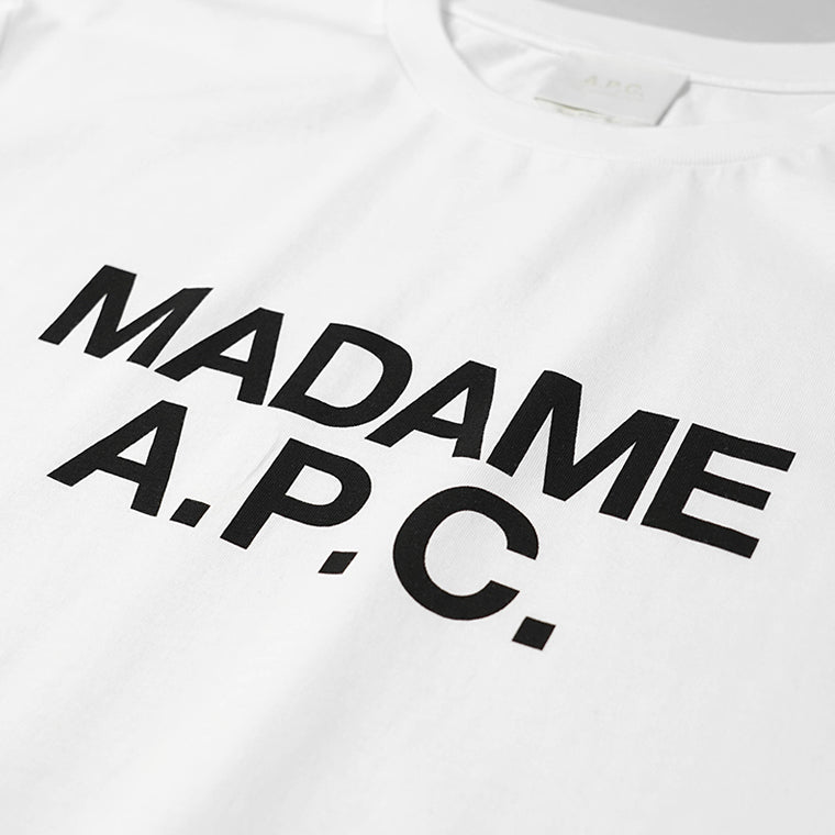 A.P.C. メンズ Tシャツ MADAME COGYK M26462 WHITE ホワイト AAB