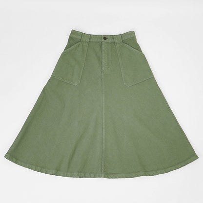 A.P.C. レディース ロングスカート LAURIE COGZV F06410 VERT カーキ KAA