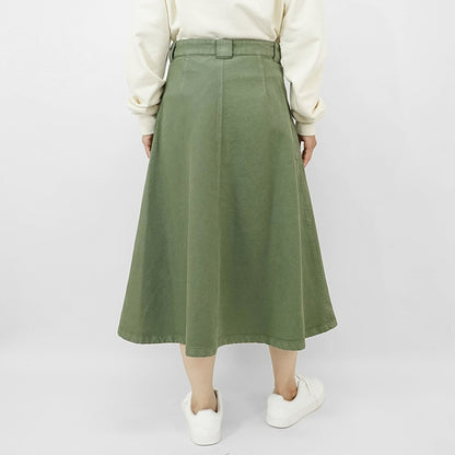 A.P.C. レディース ロングスカート LAURIE COGZV F06410 VERT カーキ KAA