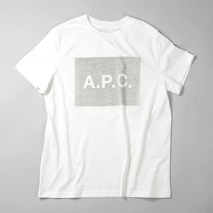 A.P.C. メンズ Tシャツ VIGNETTE COHBO H26558 WHITE GREY オフホワイト グレー LAA