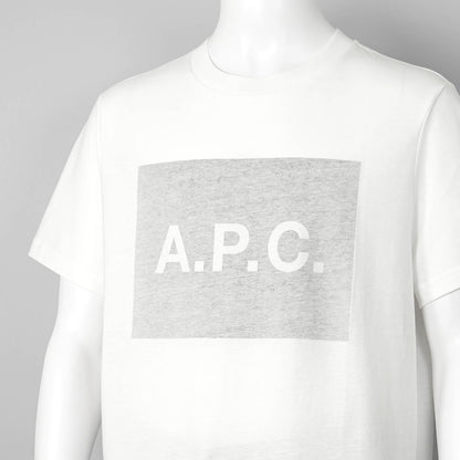 A.P.C. メンズ Tシャツ VIGNETTE COHBO H26558 WHITE GREY オフホワイト グレー LAA