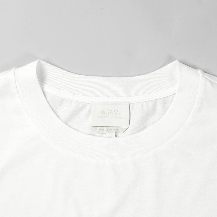 A.P.C. メンズ Tシャツ VIGNETTE COHBO H26558 WHITE GREY オフホワイト グレー LAA