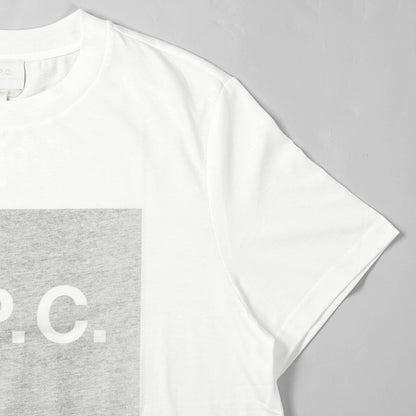 A.P.C. メンズ Tシャツ VIGNETTE COHBO H26558 WHITE GREY オフホワイト グレー LAA