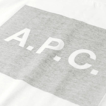 A.P.C. メンズ Tシャツ VIGNETTE COHBO H26558 WHITE GREY オフホワイト グレー LAA