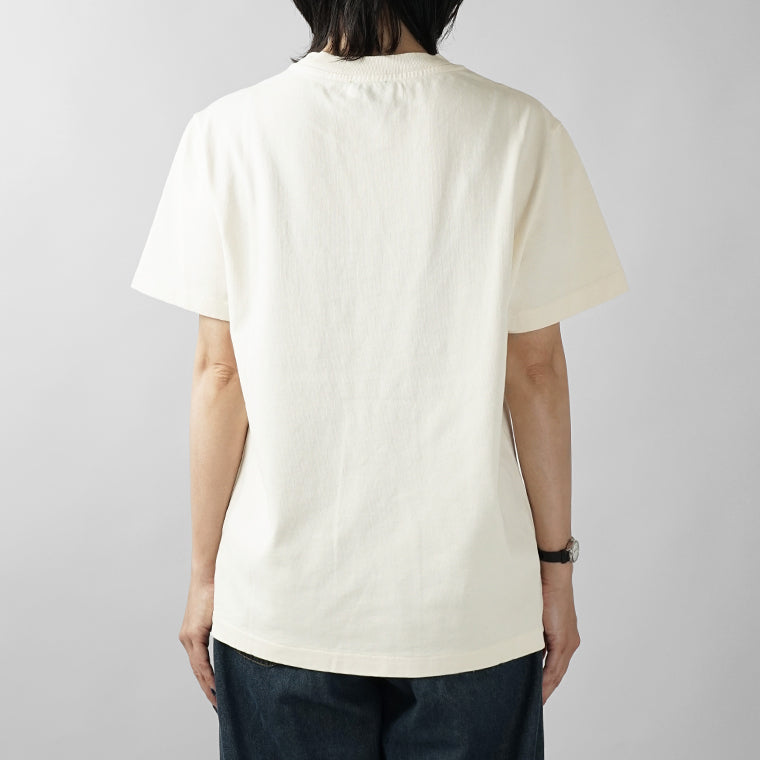 A.P.C. レディース Tシャツ STANDARD RUE MADAME COHBU M26388 BLANC CASSE VERT オフホワイト グリーン AMK