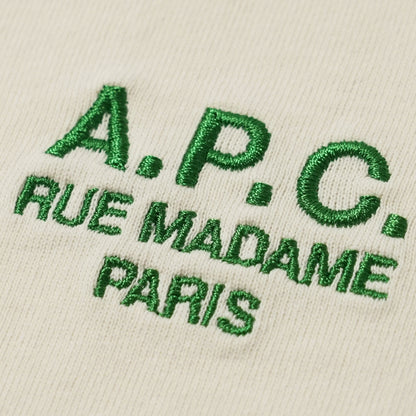 A.P.C. レディース Tシャツ STANDARD RUE MADAME COHBU M26388 BLANC CASSE VERT オフホワイト グリーン AMK