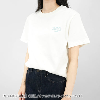【SUMMER FINAL SALE】 A.P.C. レディース Tシャツ COHBU M26388 BLANC 4カラー