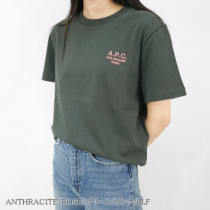 【SUMMER FINAL SALE】 A.P.C. レディース Tシャツ COHBU M26388 BLANC 4カラー