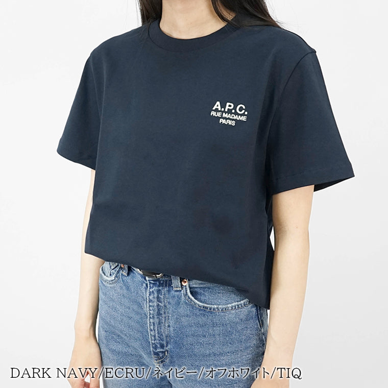 【SUMMER FINAL SALE】 A.P.C. レディース Tシャツ COHBU M26388 BLANC 4カラー