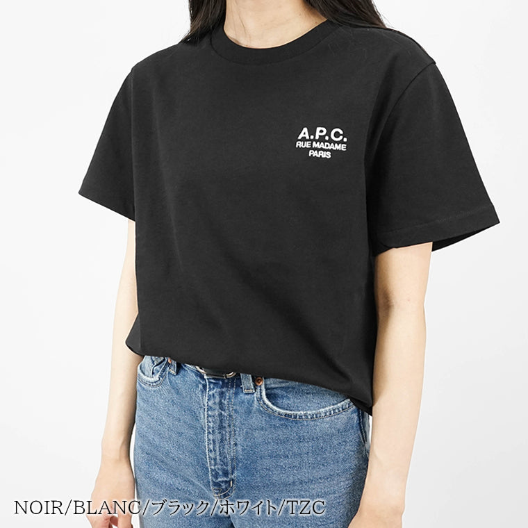 【SUMMER FINAL SALE】 A.P.C. レディース Tシャツ COHBU M26388 BLANC 4カラー