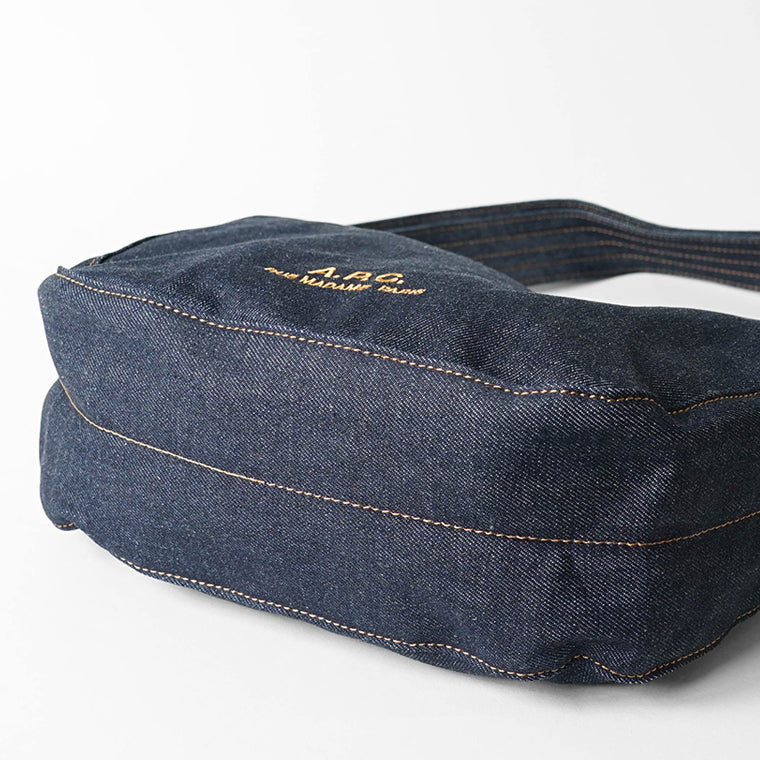 A.P.C. メンズ レディース ショルダーバッグ JOURNAL SMALL COHIZ M67010 INDIGO インディゴ IAI