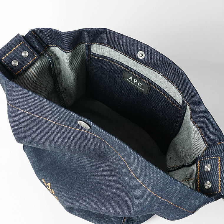 A.P.C. メンズ レディース ショルダーバッグ JOURNAL SMALL COHIZ M67010 INDIGO インディゴ IAI
