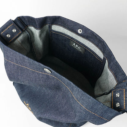 A.P.C. メンズ レディース ショルダーバッグ JOURNAL SMALL COHIZ M67010 INDIGO インディゴ IAI