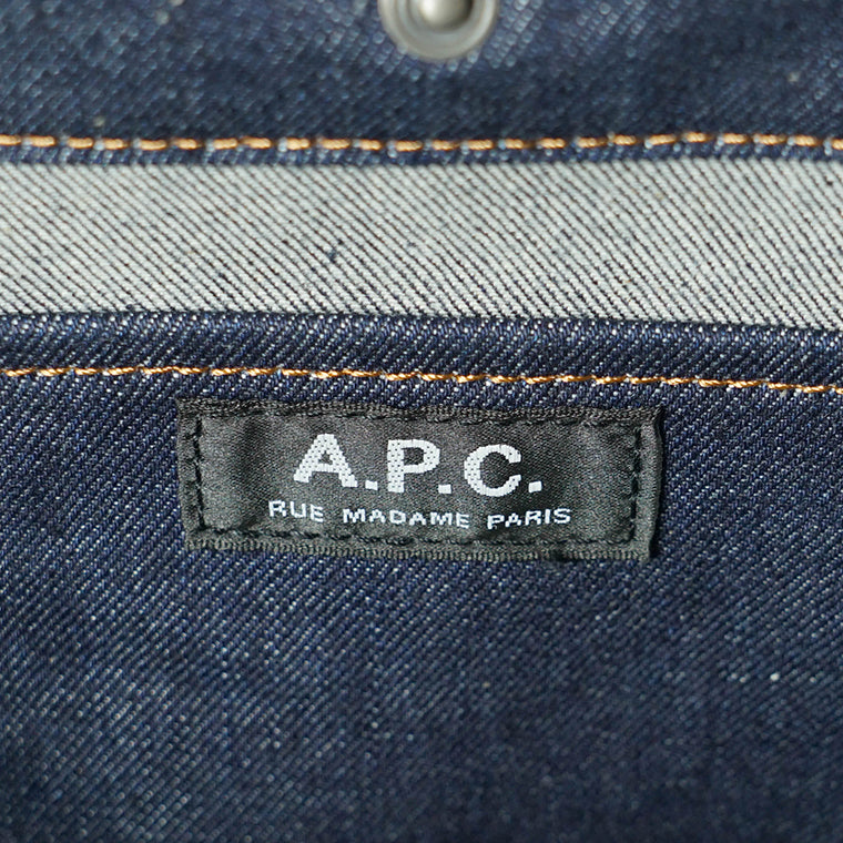 A.P.C. メンズ レディース ショルダーバッグ JOURNAL SMALL COHIZ M67010 INDIGO インディゴ IAI