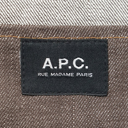 A.P.C. メンズ レディース ショルダーバッグ JOURNAL SMALL COHLX M67010 MARRON FONCE ダークマロン ブラウン CAE