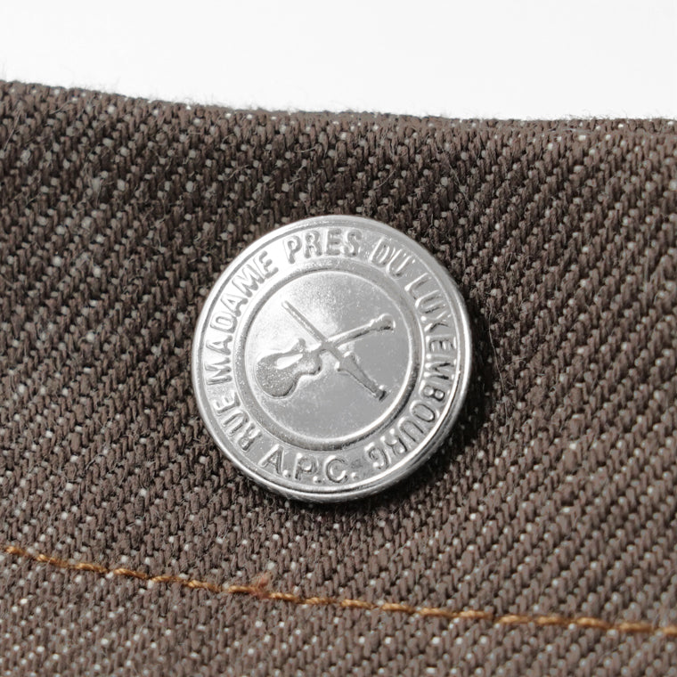 A.P.C. メンズ レディース ショルダーバッグ JOURNAL SMALL COHLX M67010 MARRON FONCE ダークマロン ブラウン CAE