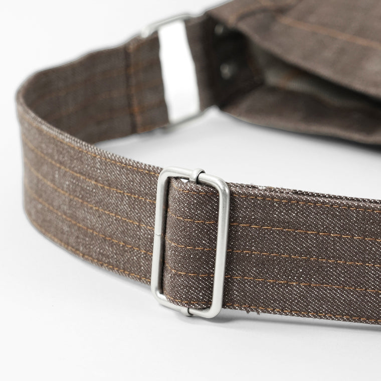 A.P.C. メンズ レディース ショルダーバッグ JOURNAL SMALL COHLX M67010 MARRON FONCE ダークマロン ブラウン CAE
