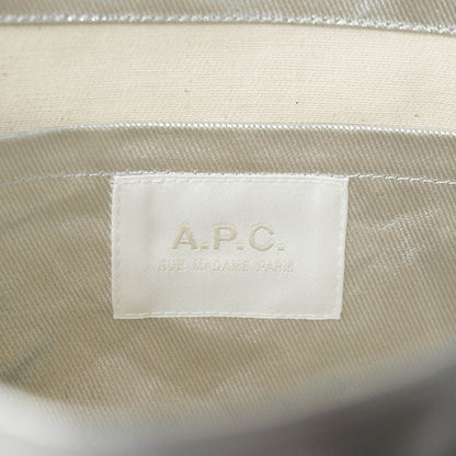 A.P.C. レディース メンズ トートバッグ TOTE LOU SMALL COHTM M67048 ARGENT シルバー RAB