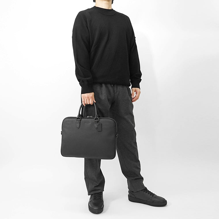 COACH メンズ トートバッグ GOTHAM SLIM BRIEFCASE CV956 BLK ブラック BLACK