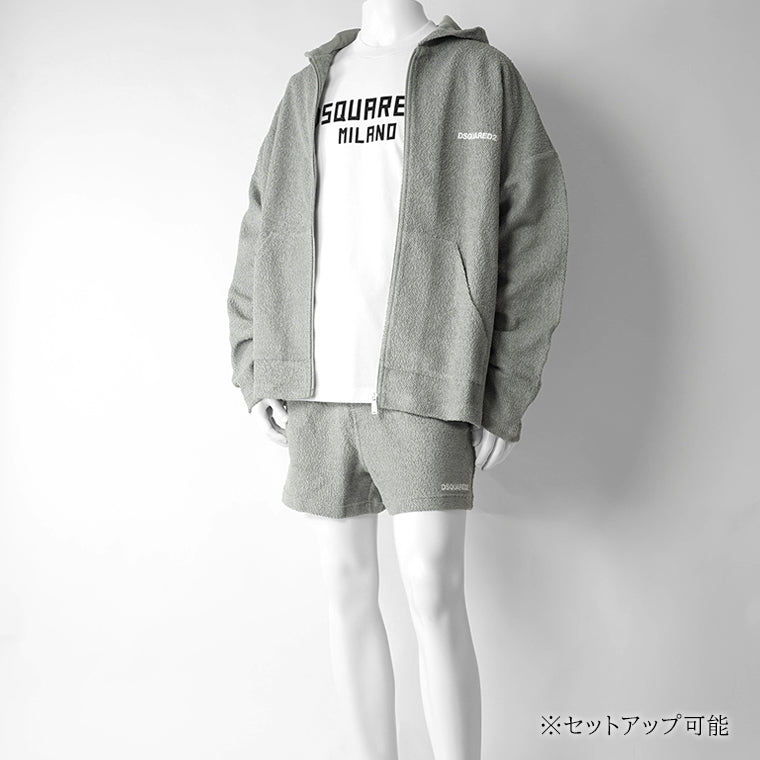 DSQUARED2 BEACHWEAR ライン メンズ ジップアップパーカー D7MK06580 3カラー