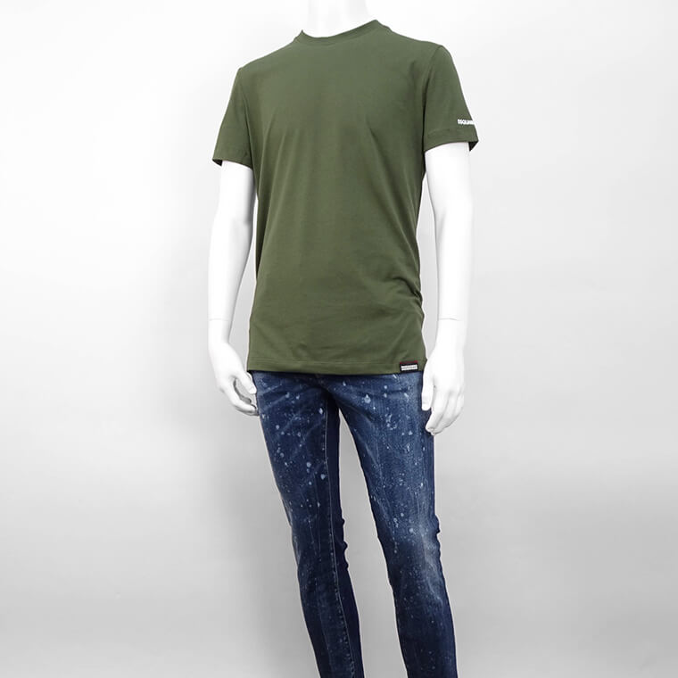 【SUMMER FINAL SALE】 DSQUARED2 UNDERWEAR ライン メンズ Tシャツ BI PACK R NECK T SHIRT D9X41519 3カラー