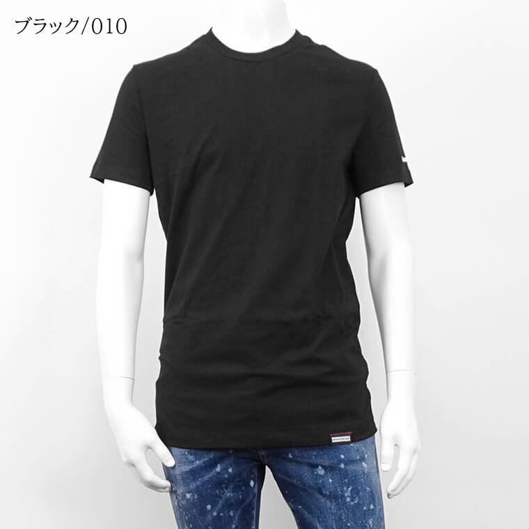 【SUMMER FINAL SALE】 DSQUARED2 UNDERWEAR ライン メンズ Tシャツ BI PACK R NECK T SHIRT D9X41519 3カラー