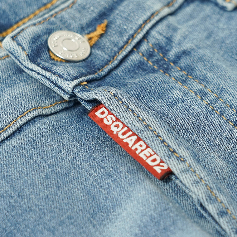 DSQUARED2 KIDS キッズ ジーンズ COOL GUY JEAN DQ0236 D0AET ウォッシュブルー DQ01