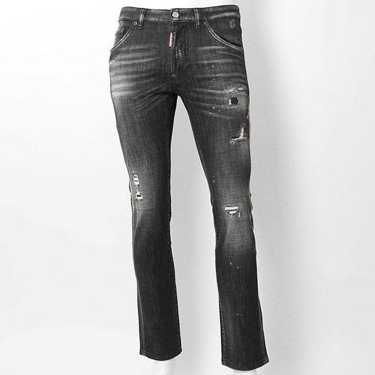 【SUMMER FINAL SALE】 DSQUARED2 KIDS キッズ ジーンズ D2P31LVM COOL GUY JEAN DQ0236 D0AFY ウォッシュブラック DQ02