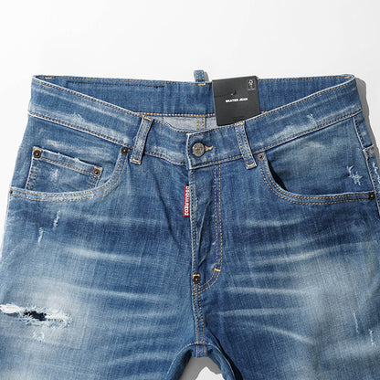 【SUMMER FINAL SALE】 DSQUARED2 KIDS キッズ ジーンズ D2P118LM SKATER JEAN DQ03LD D0AFR ウォッシュブルー DQ01
