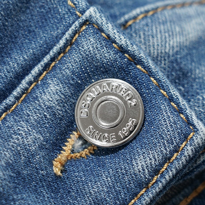 【SUMMER FINAL SALE】 DSQUARED2 KIDS キッズ ジーンズ D2P118LM SKATER JEAN DQ03LD D0AFR ウォッシュブルー DQ01