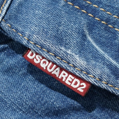 【SUMMER FINAL SALE】 DSQUARED2 KIDS キッズ ジーンズ D2P118LM SKATER JEAN DQ03LD D0AFR ウォッシュブルー DQ01