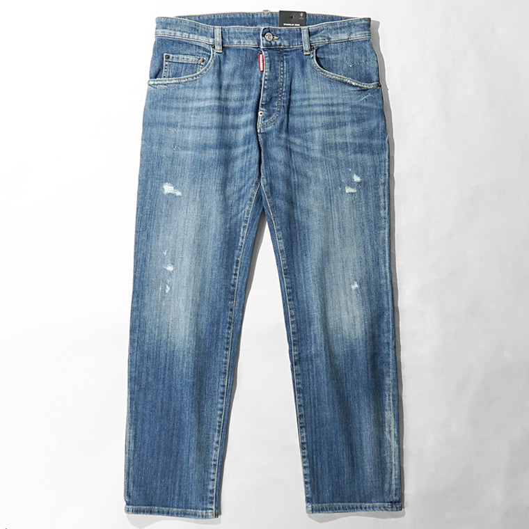 【SUMMER FINAL SALE】 DSQUARED2 KIDS キッズ ジーンズ D2P438U STANISLAV JEAN DQ0731 D0AFN ウォッシュブルー DQ01