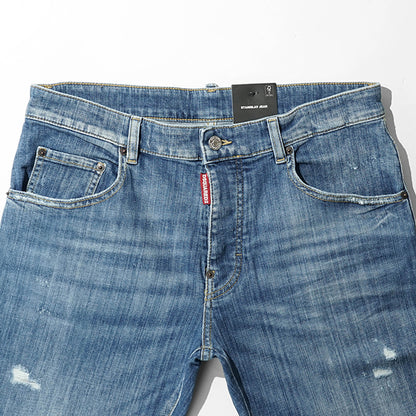 【SUMMER FINAL SALE】 DSQUARED2 KIDS キッズ ジーンズ D2P438U STANISLAV JEAN DQ0731 D0AFN ウォッシュブルー DQ01