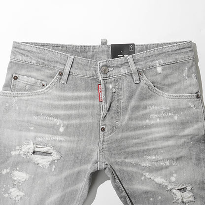 【SUMMER FINAL SALE】 DSQUARED2 KIDS キッズ ジーンズ D2P530M TWIST JEAN DQ1336 D0AG0 ウォッシュグレー DQ03