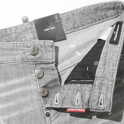 【SUMMER FINAL SALE】 DSQUARED2 KIDS キッズ ジーンズ D2P530M TWIST JEAN DQ1336 D0AG0 ウォッシュグレー DQ03