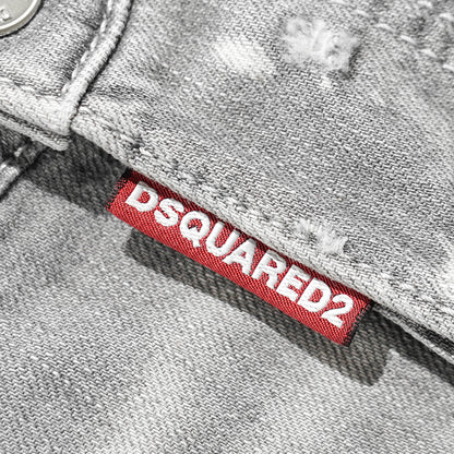 【SUMMER FINAL SALE】 DSQUARED2 KIDS キッズ ジーンズ D2P530M TWIST JEAN DQ1336 D0AG0 ウォッシュグレー DQ03