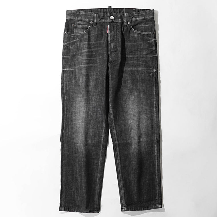 【SUMMER FINAL SALE】 DSQUARED2 KIDS キッズ ジーンズ D2P714U BOSS 10 JEAN DQ2241 D0ABS ウォッシュブラック DQ02