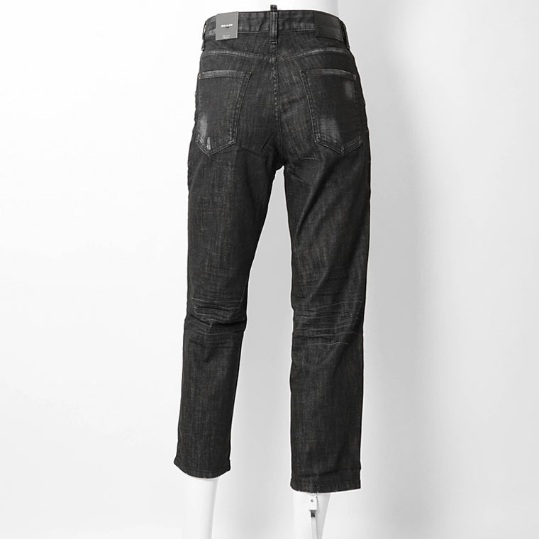 【SUMMER FINAL SALE】 DSQUARED2 KIDS キッズ ジーンズ D2P714U BOSS 10 JEAN DQ2241 D0ABS ウォッシュブラック DQ02