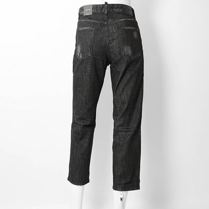 【SUMMER FINAL SALE】 DSQUARED2 KIDS キッズ ジーンズ D2P714U BOSS 10 JEAN DQ2241 D0ABS ウォッシュブラック DQ02